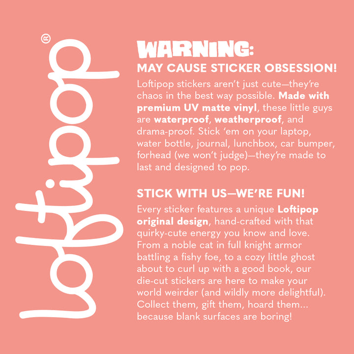 Woodland Skeleton Animals Sticker