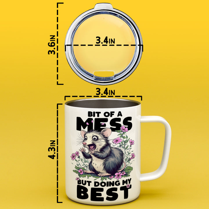 Bit of a Mess But Doing My Best Insulated Travel Mug