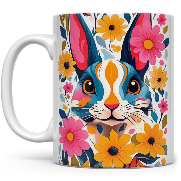 Floral Bunny Mug