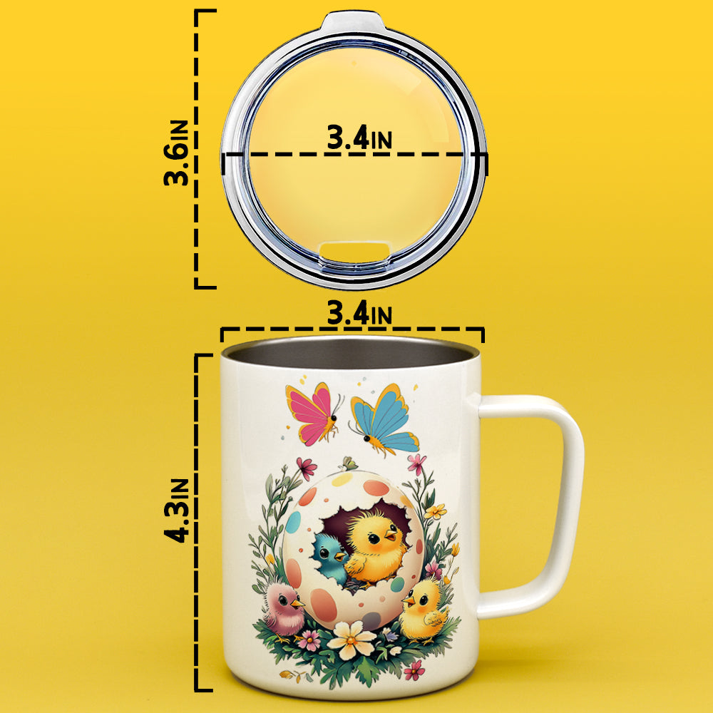 Easter Chicks Insulated Travel Mug