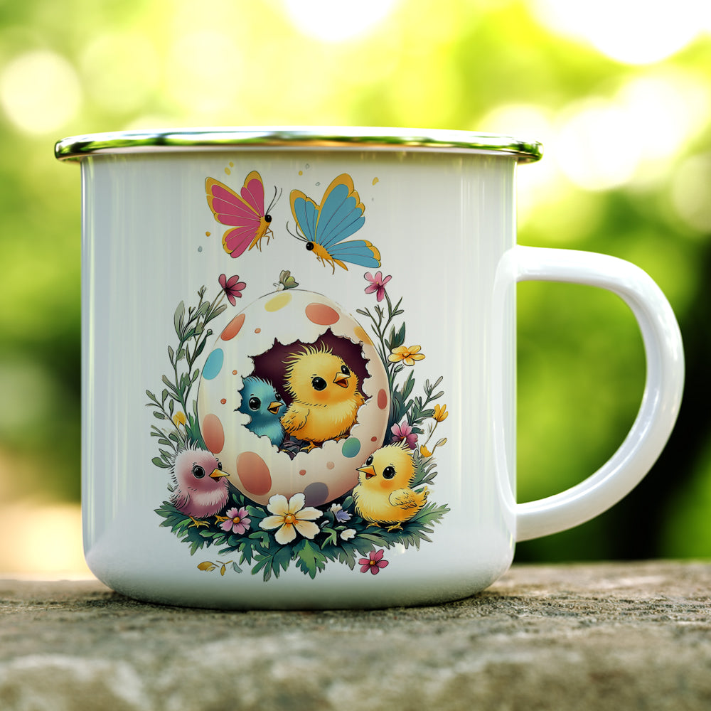 Easter Chicks Camp Mug