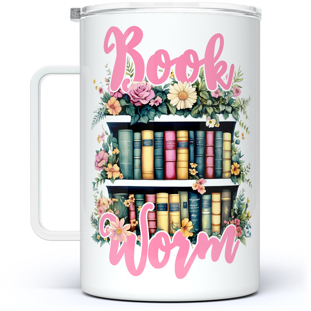Bookworm Insulated Travel Mug