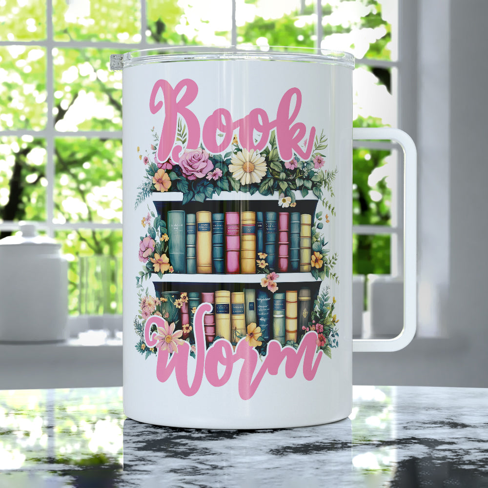Bookworm Insulated Travel Mug