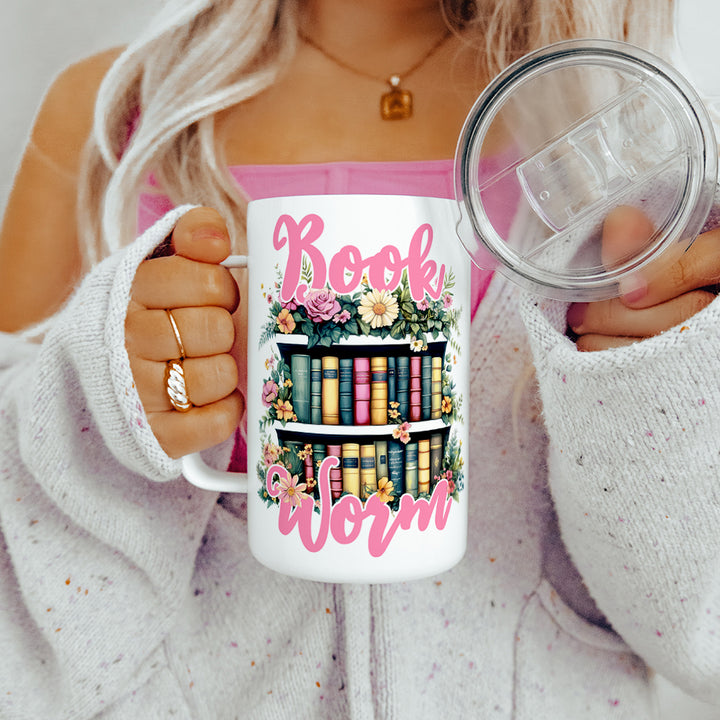 Bookworm Insulated Travel Mug