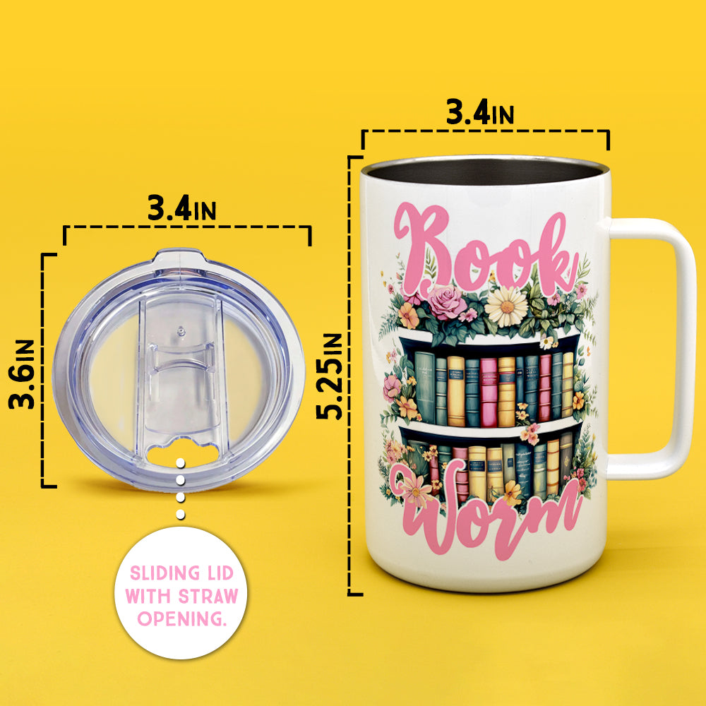 Bookworm Insulated Travel Mug