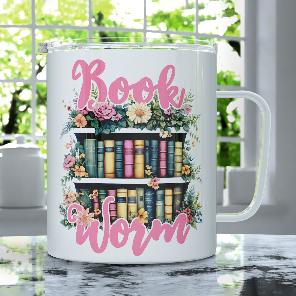 Bookworm Insulated Travel Mug