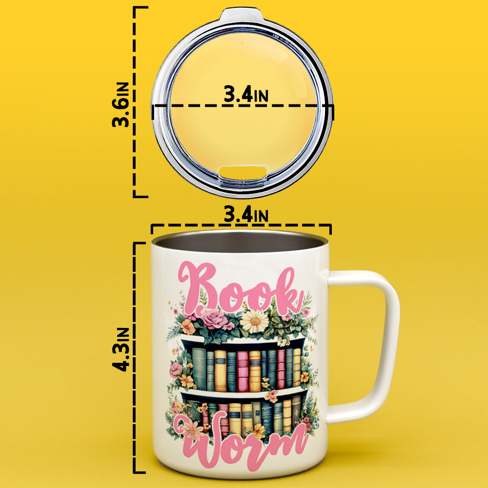 Bookworm Insulated Travel Mug