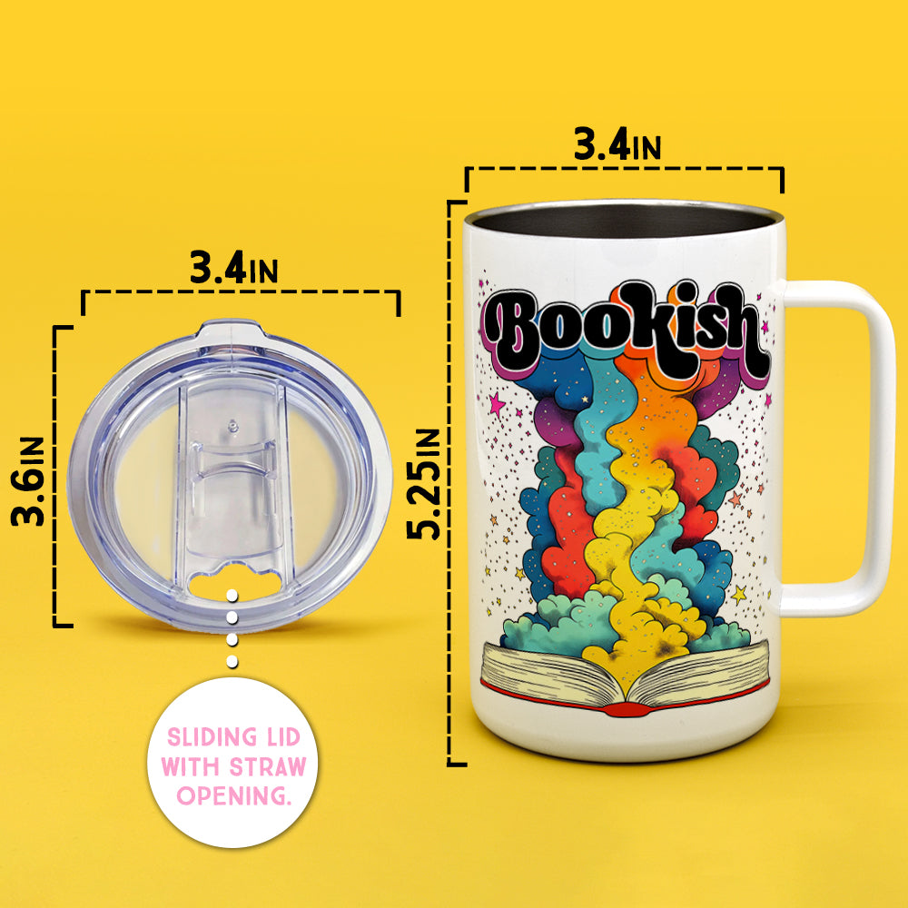 Bookish Insulated Travel Mug