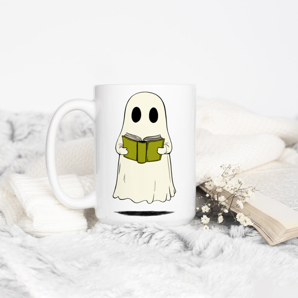 Reading Ghost Mug