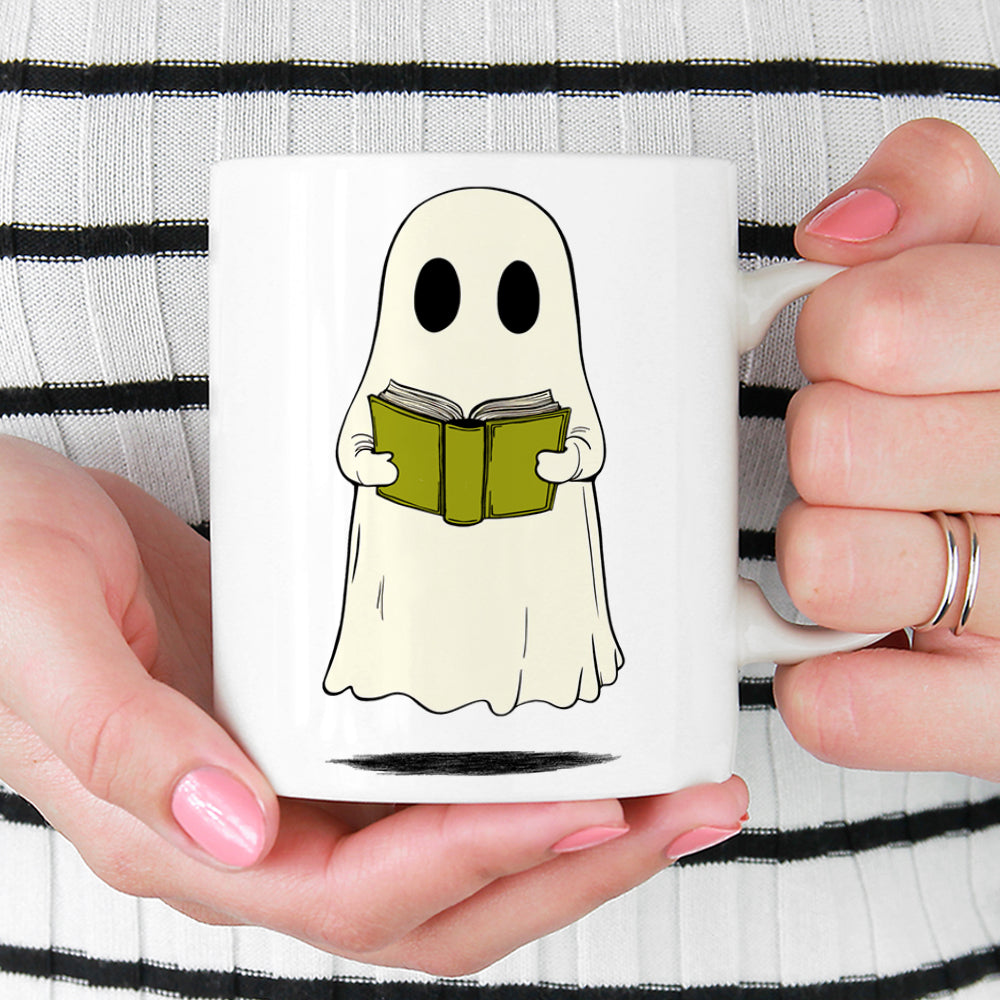 Reading Ghost Mug