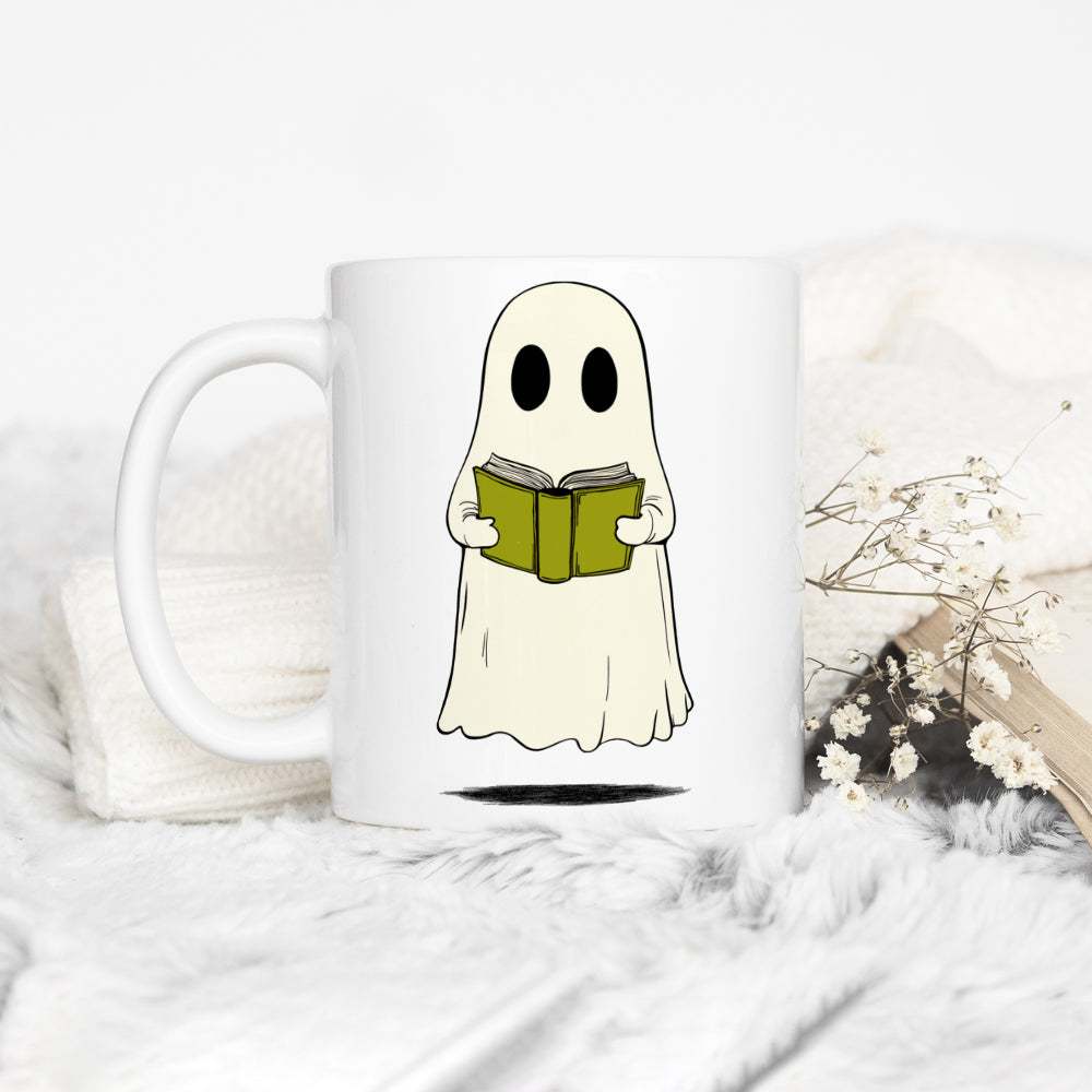 Reading Ghost Mug