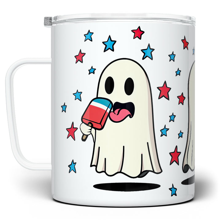 Summer Ghosts Insulated Travel Mug