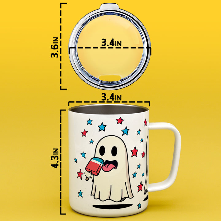 Summer Ghosts Insulated Travel Mug