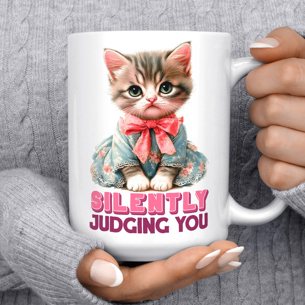 Silently Judging You Cat Mug