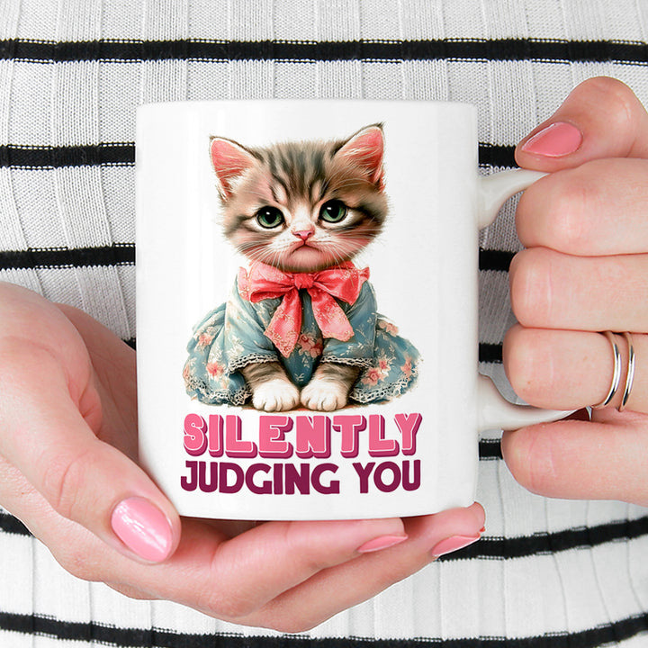 Silently Judging You Cat Mug