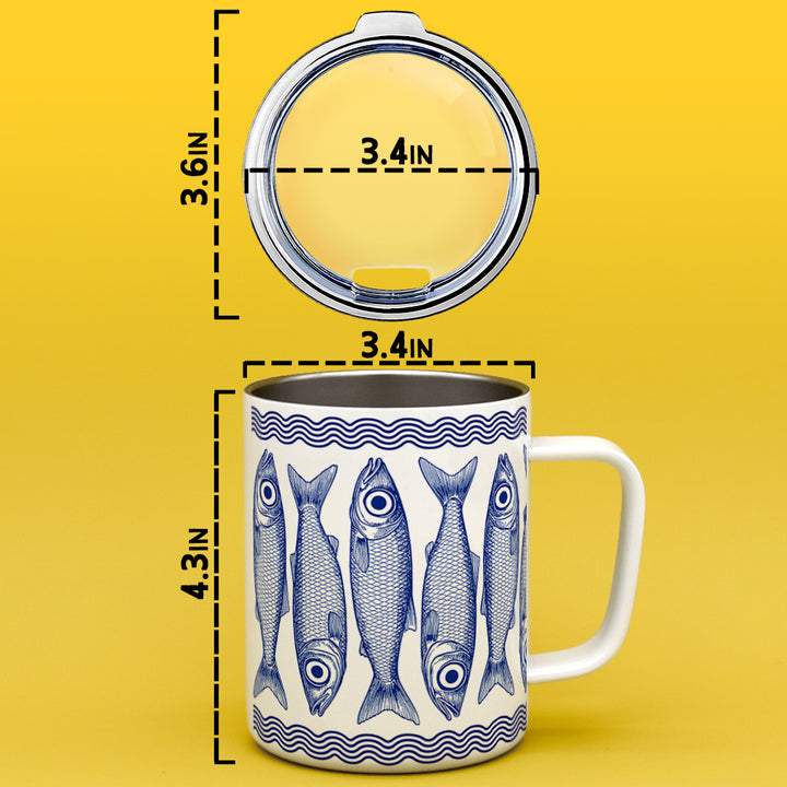 Sardines Insulated Travel Mug