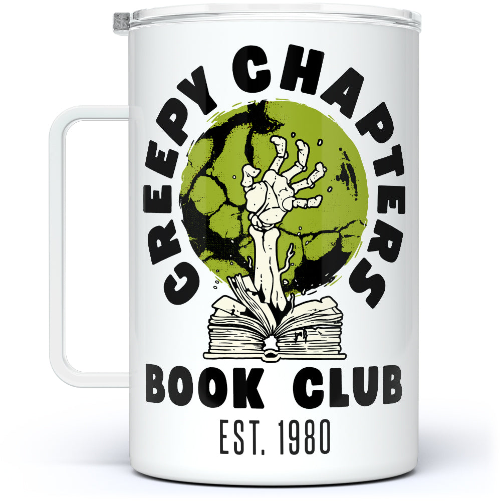 Creepy Chapters Book Club Insulated Travel Mug