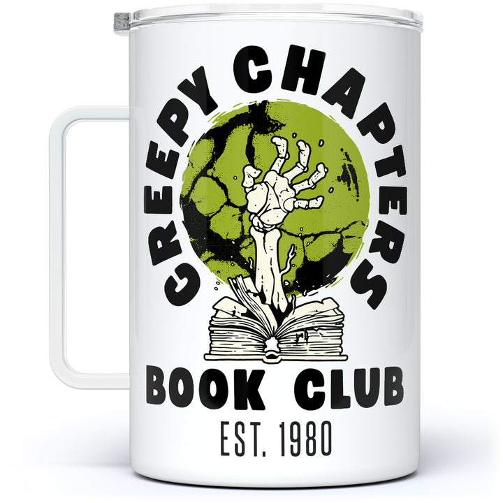 Creepy Chapters Book Club Insulated Travel Mug