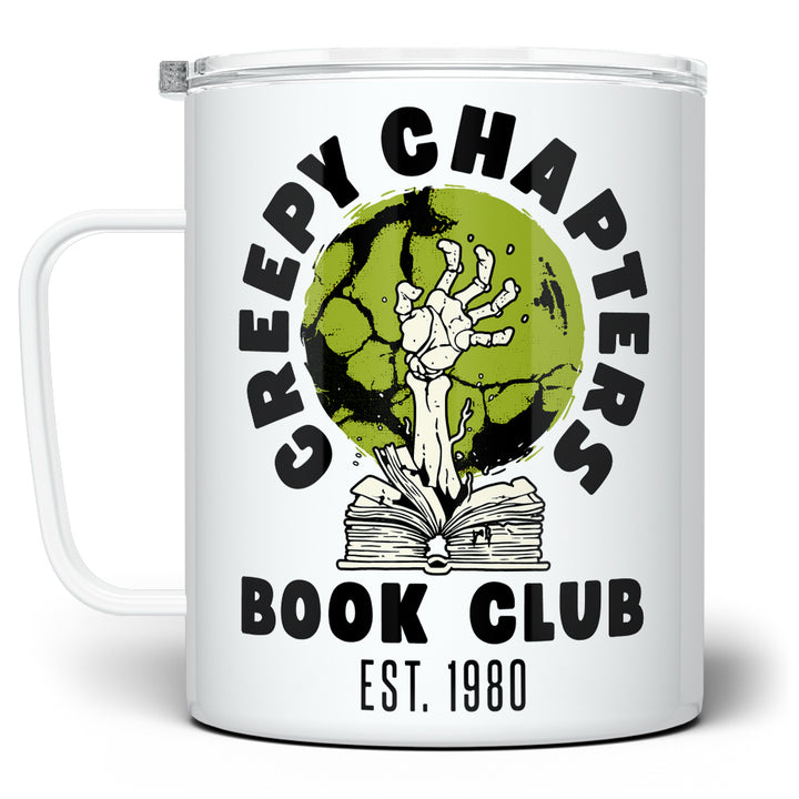 Creepy Chapters Book Club Insulated Travel Mug