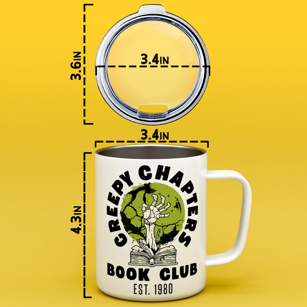 Creepy Chapters Book Club Insulated Travel Mug