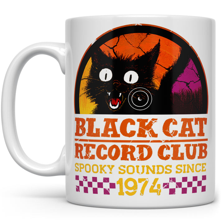 Black Cat Record Club Mug