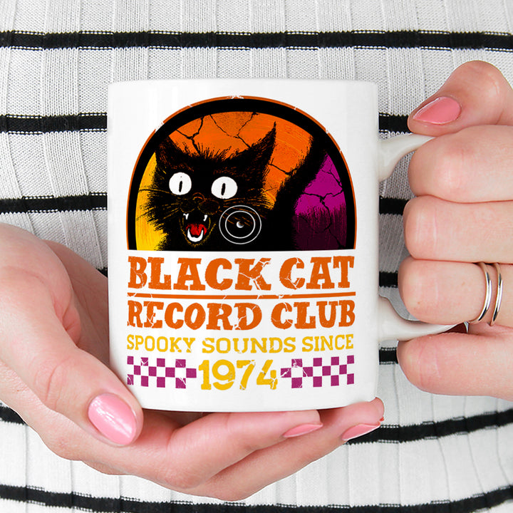 Black Cat Record Club Mug