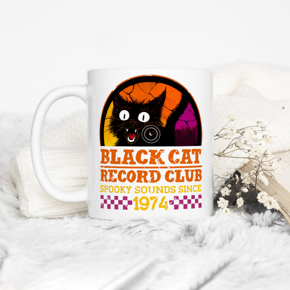 Black Cat Record Club Mug