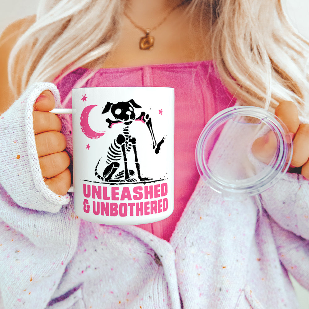 Unleashed & Unbothered Insulated Travel Mug