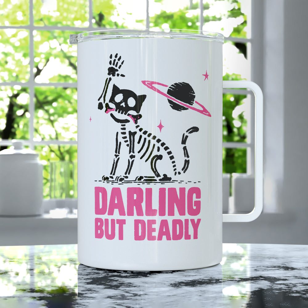 Darling But Deadly Insulated Travel Mug
