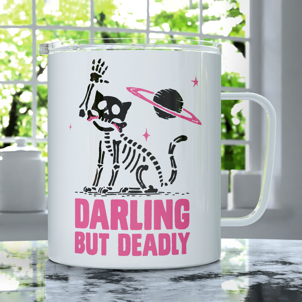 Darling But Deadly Insulated Travel Mug