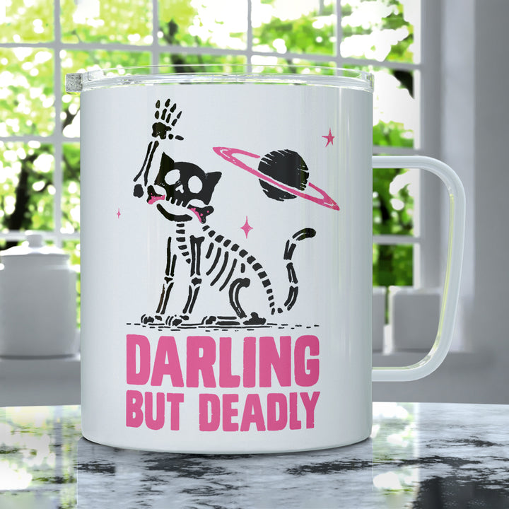 Darling But Deadly Insulated Travel Mug