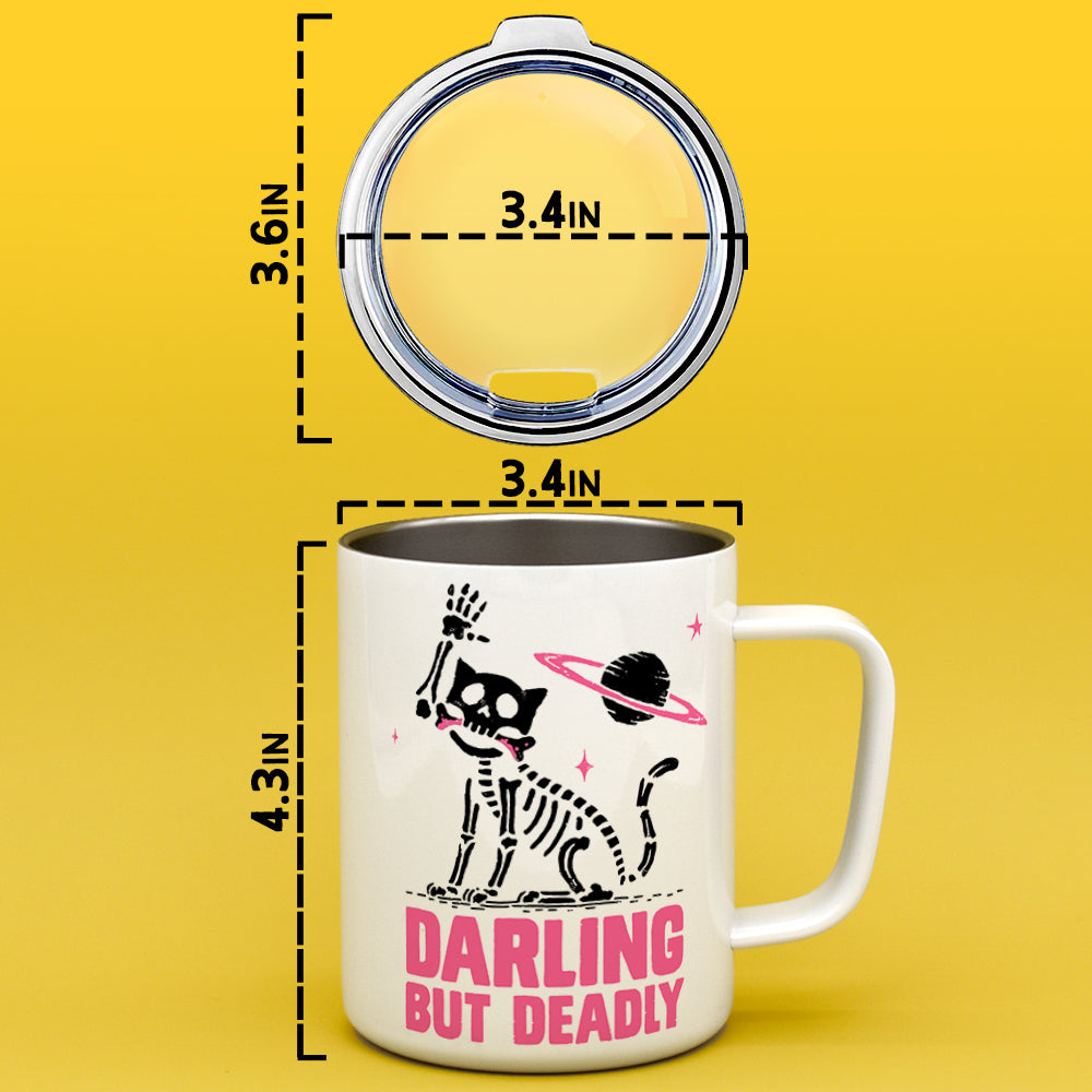 Darling But Deadly Insulated Travel Mug