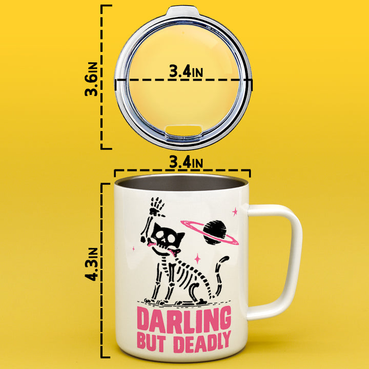 Darling But Deadly Insulated Travel Mug
