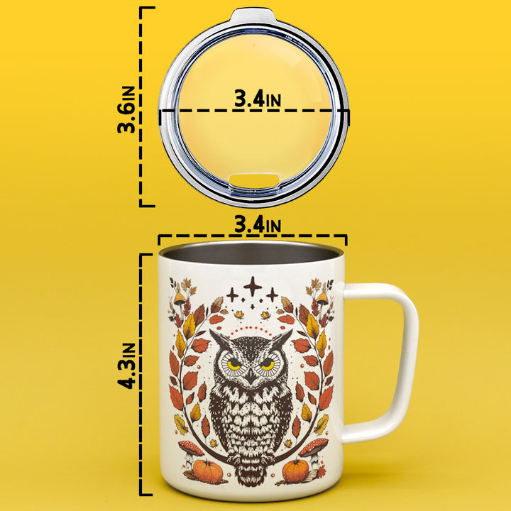 Autumn Owl Insulated Travel Mug