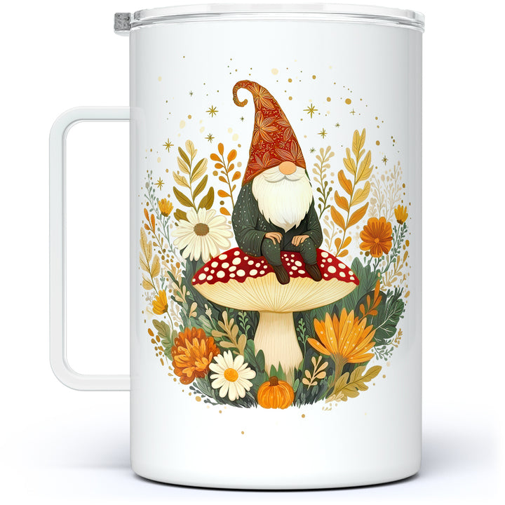 Fall Gnome Insulated Travel Mug