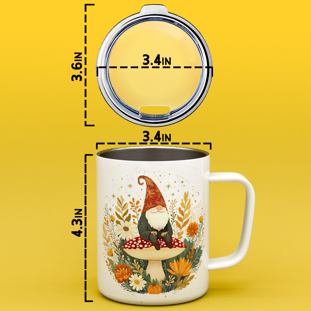 Fall Gnome Insulated Travel Mug