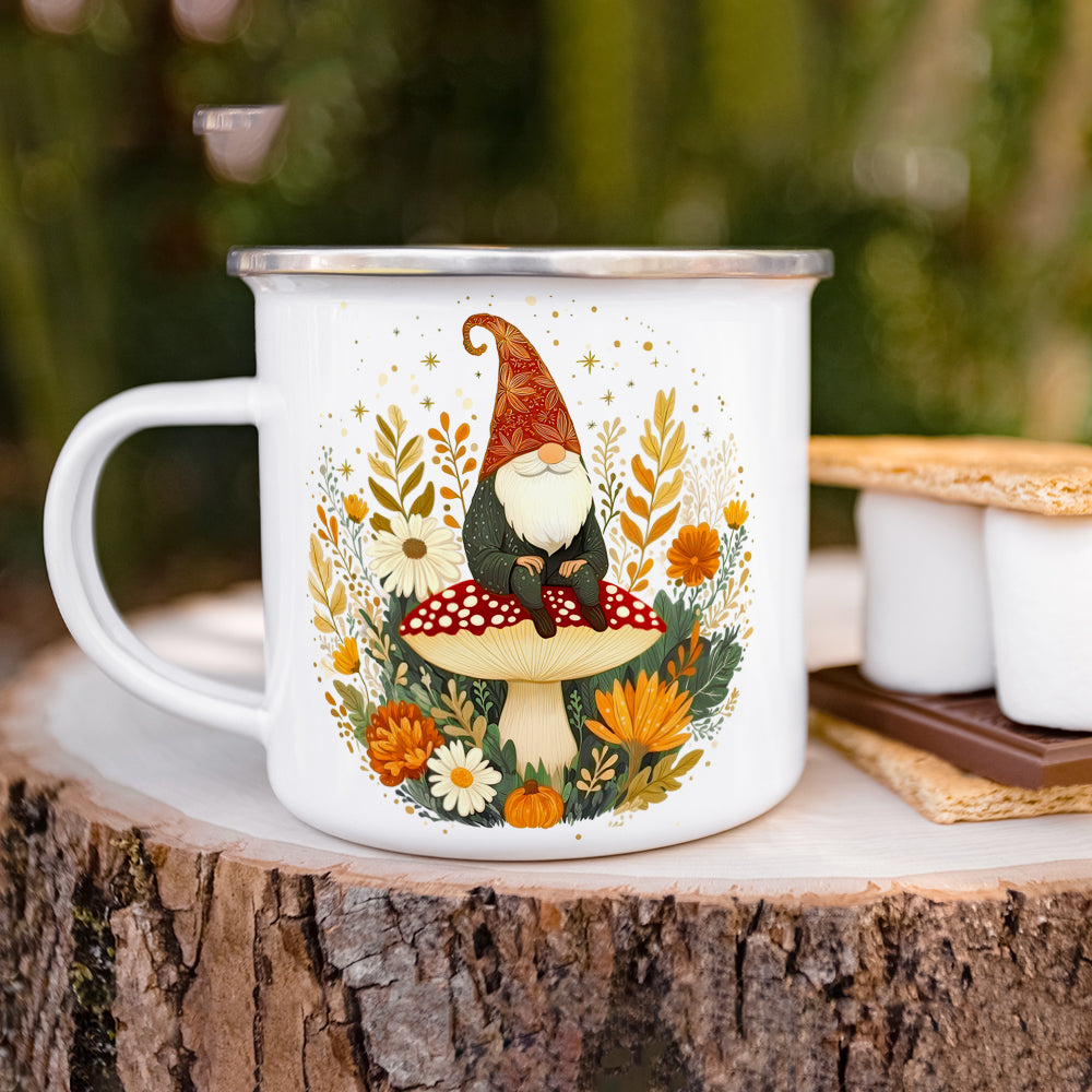 Fall Gnome Camp Mug