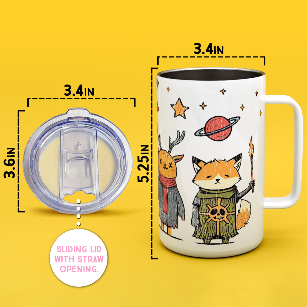 Occult Vintage Animals Insulated Travel Mug