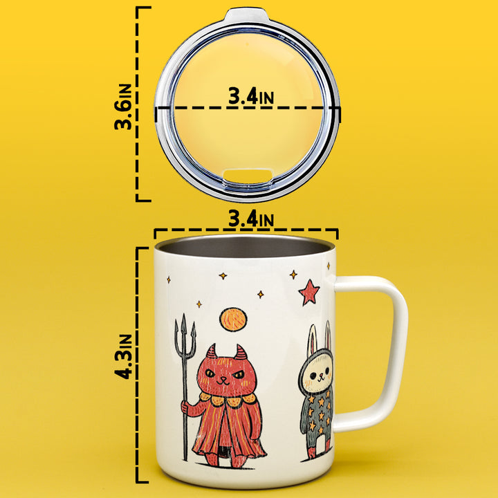 Occult Vintage Animals Insulated Travel Mug