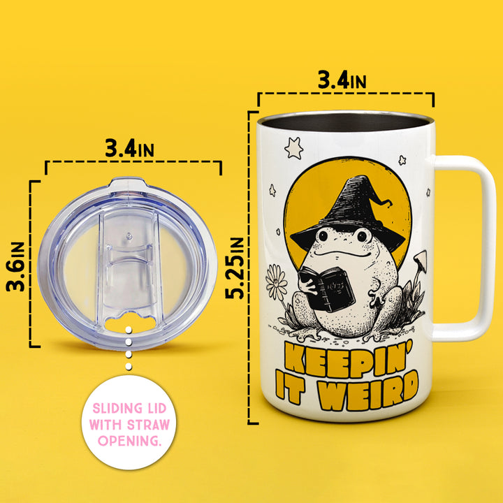 Keepin It Weird Insulated Travel Mug