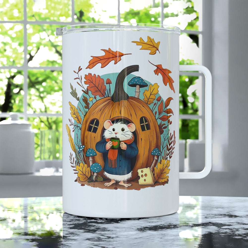 Fall Mouse Insulated Travel Mug