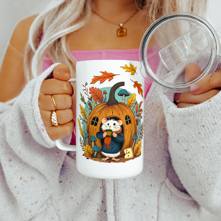 Fall Mouse Insulated Travel Mug