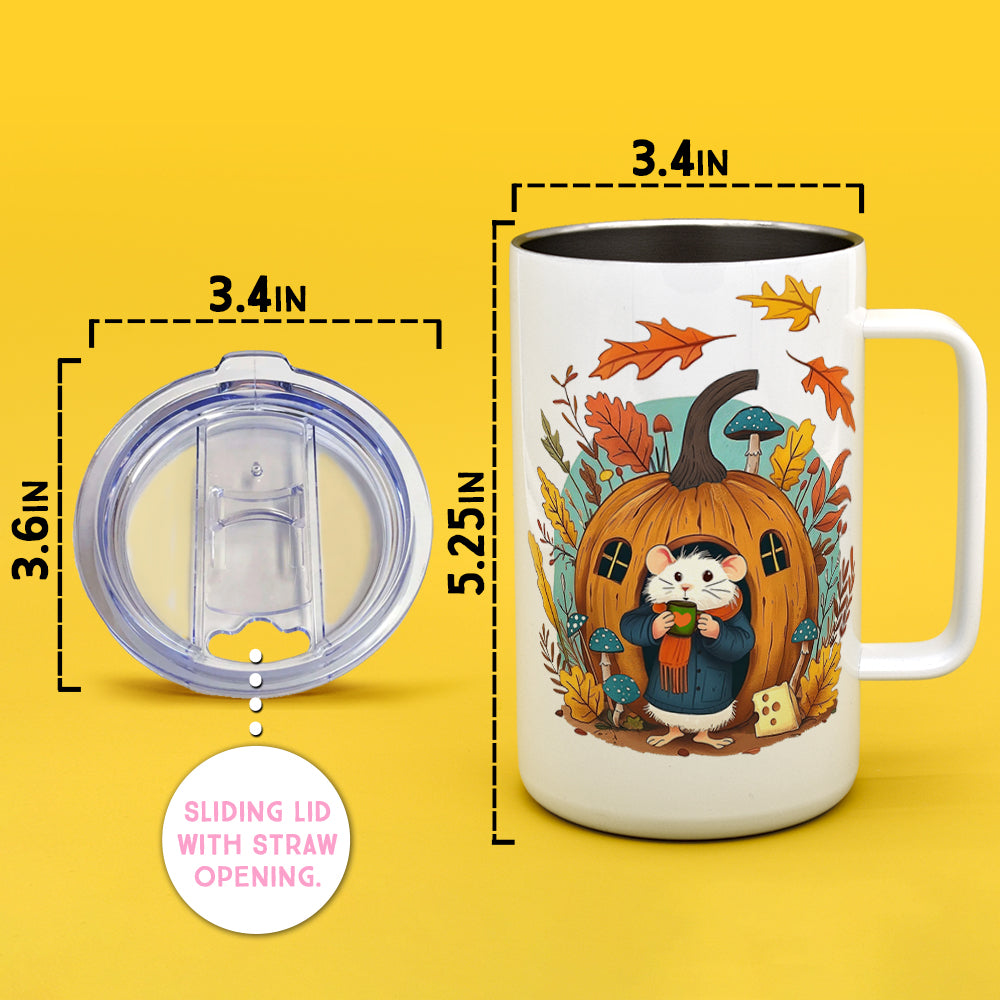 Fall Mouse Insulated Travel Mug