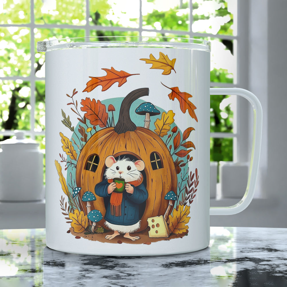Fall Mouse Insulated Travel Mug