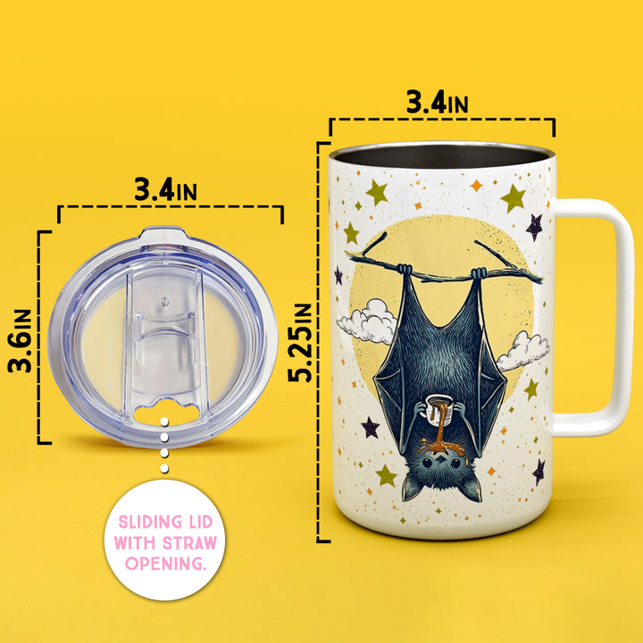 Coffee Bat Insulated Travel Mug