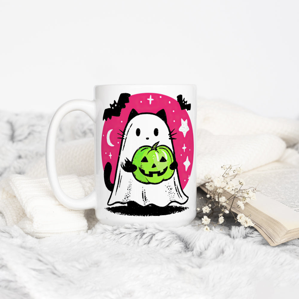 Ghost Kitty Mug