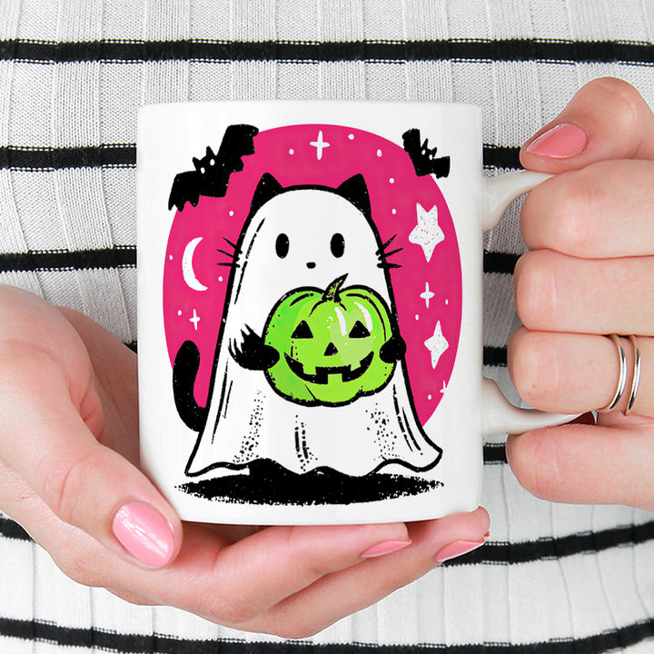 Ghost Kitty Mug