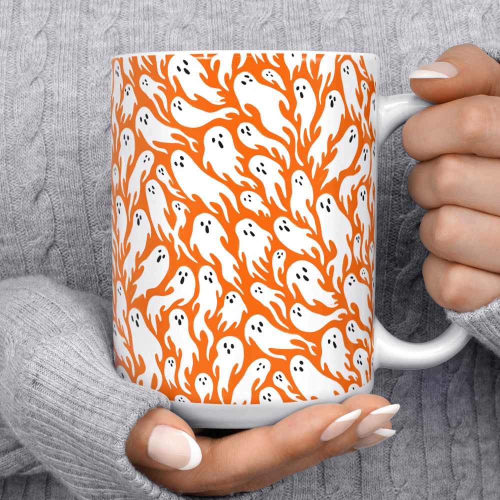 Ghost Pattern Mug