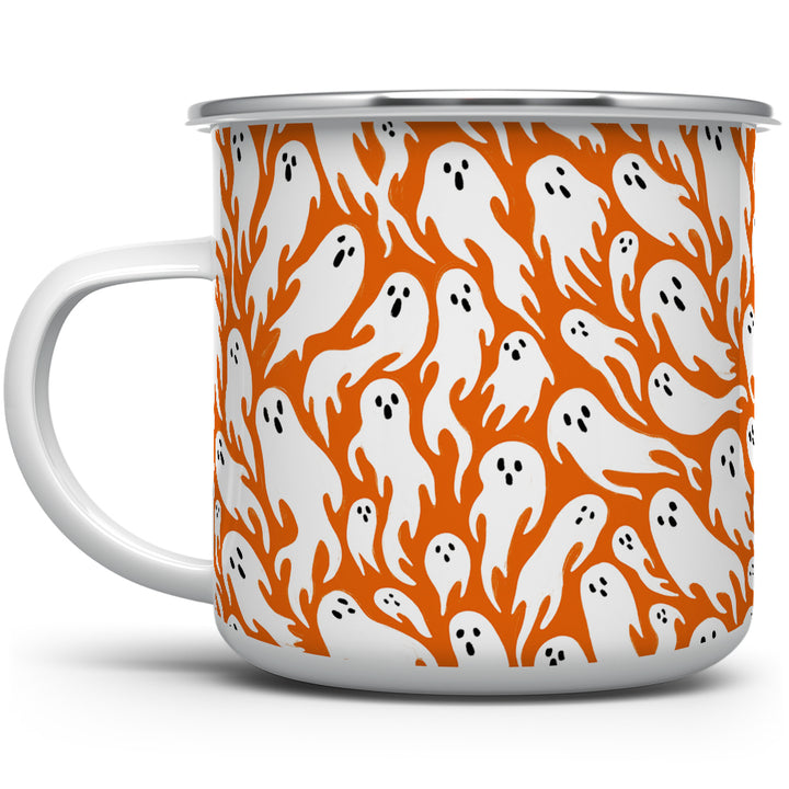 Ghost Pattern Camp Mug