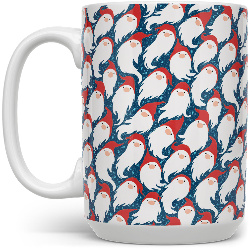 Gnome Santa Pattern Mug